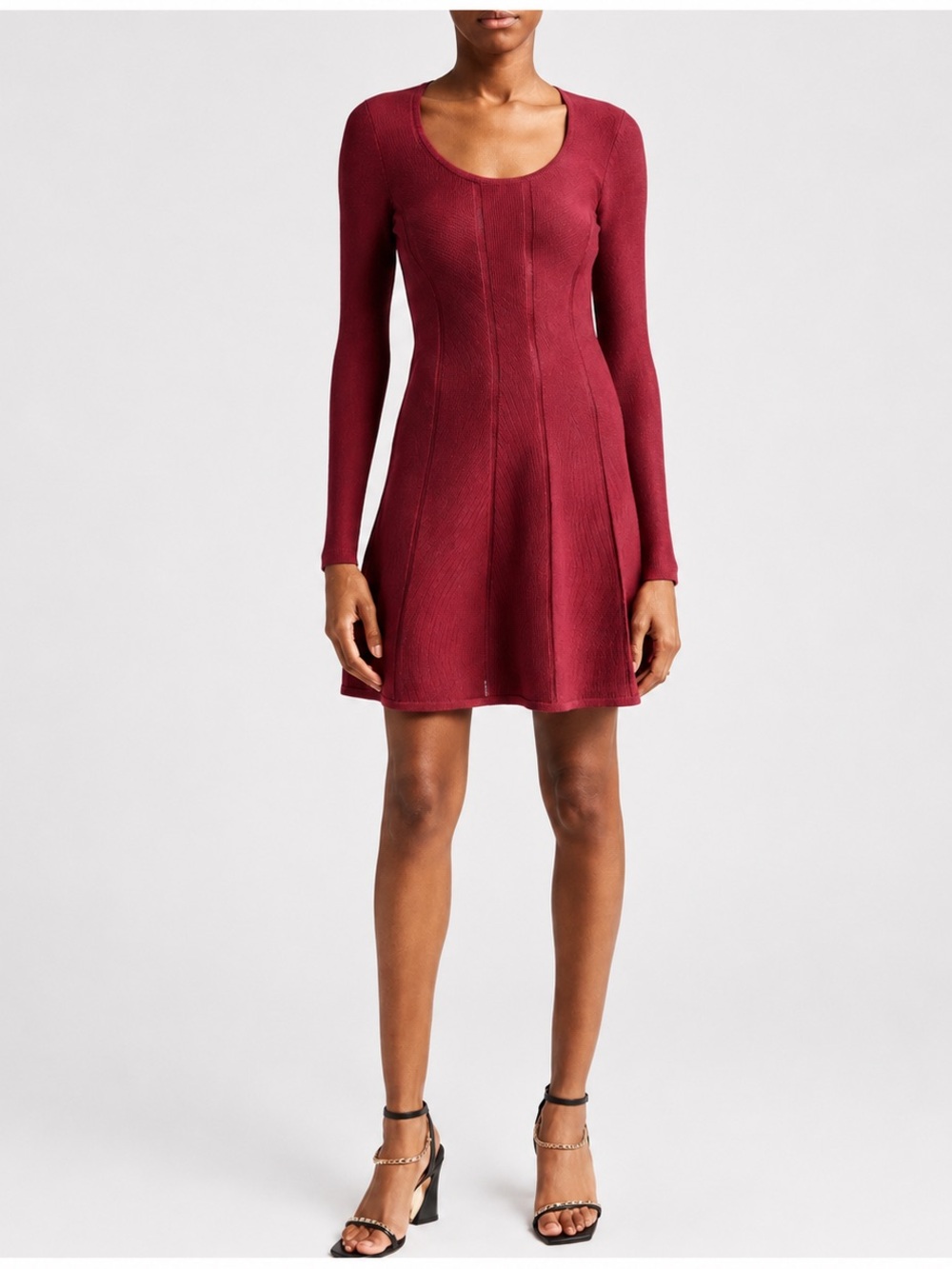 Zimmermann Luminosity Long Sleeve Paneled Mini Sweater Size 0P